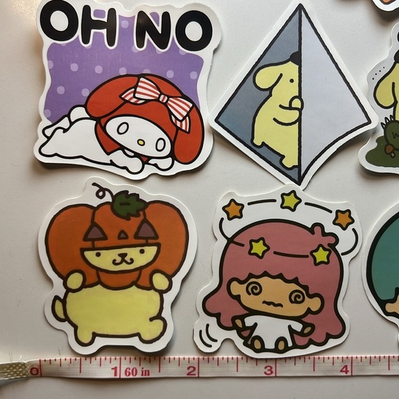 SANRIO 8 sticker bundle super cute!! - Picture 4 of 5